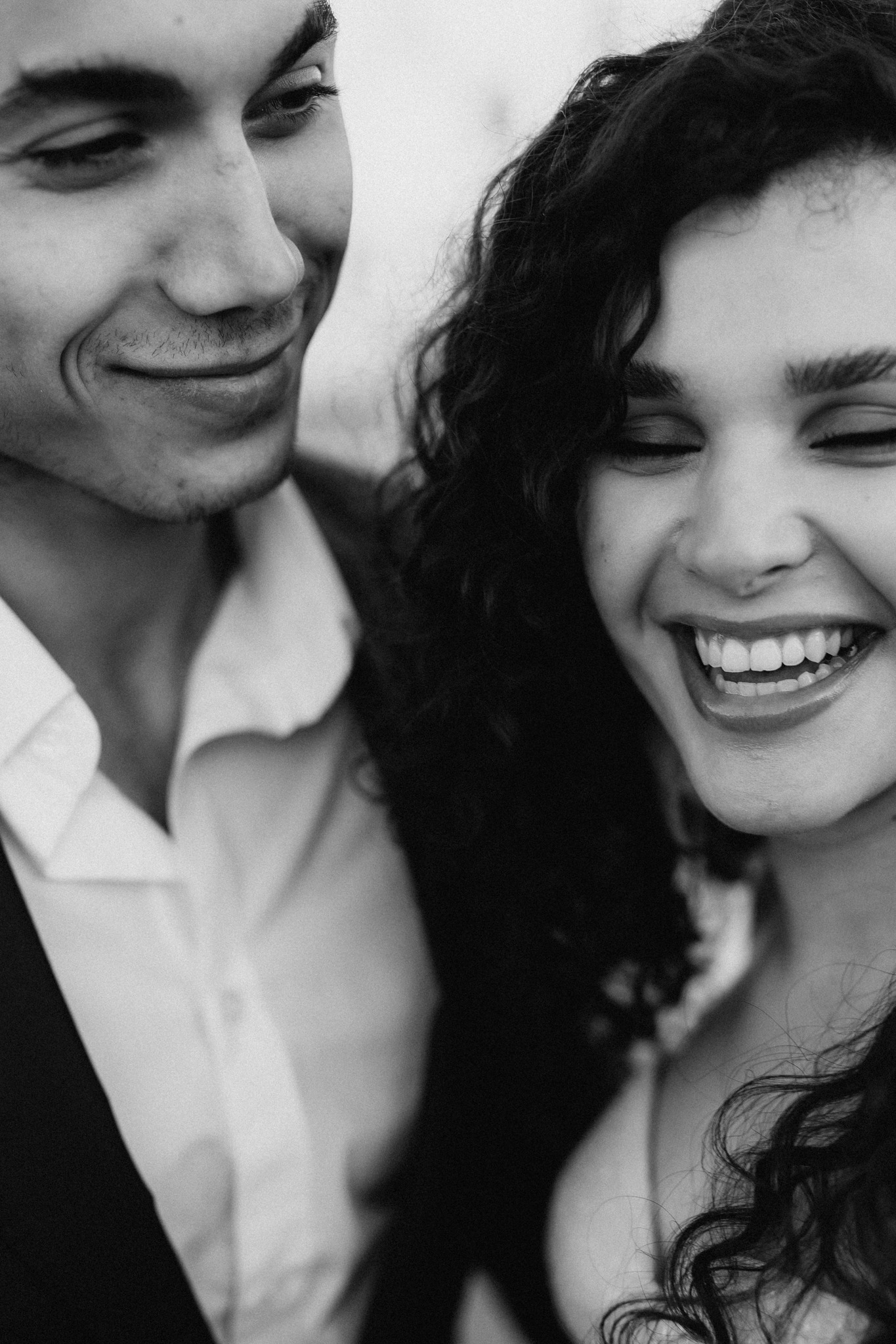 wedding portraits black and white