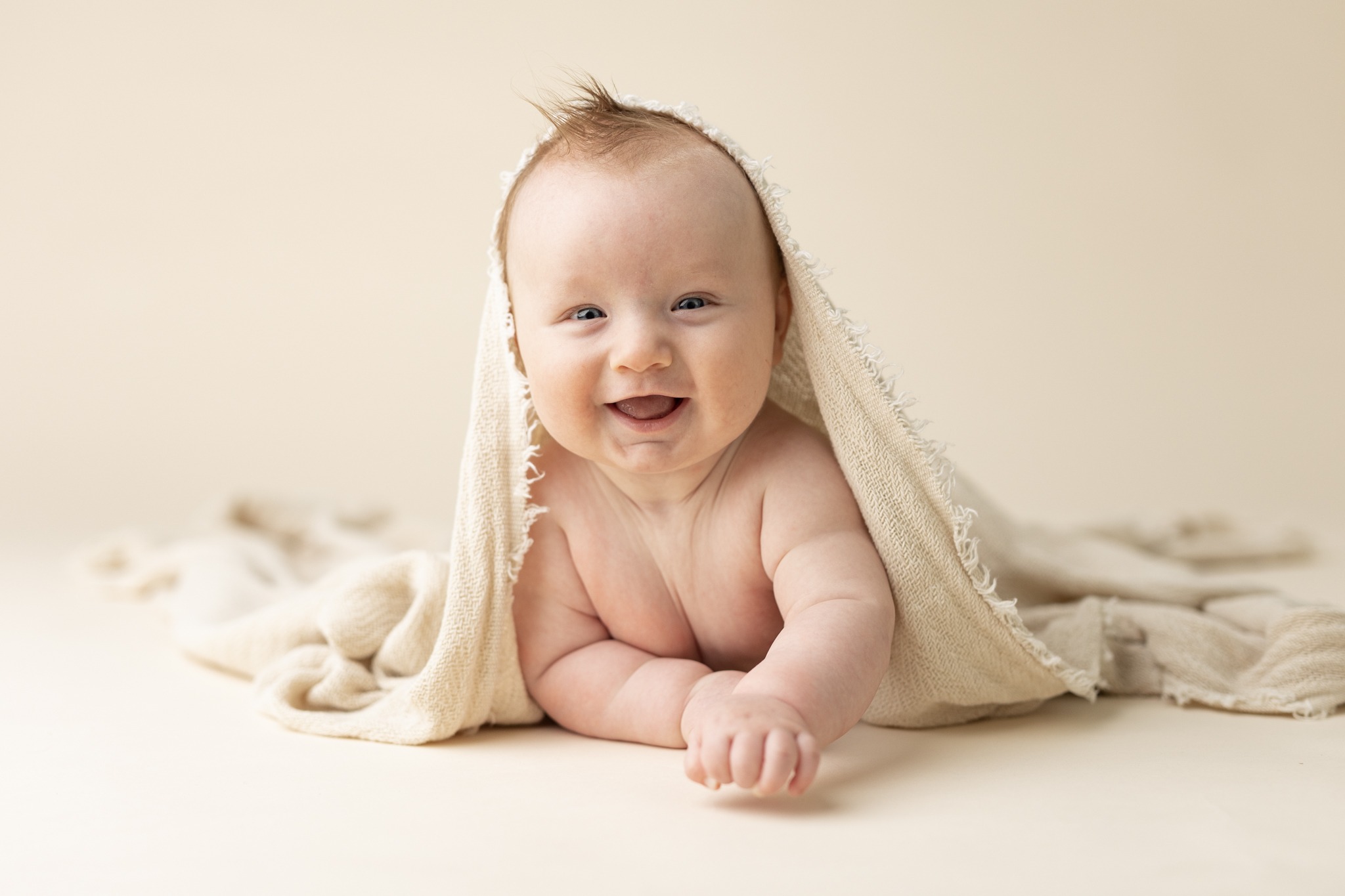 babyfotografering, 3 måneder baby